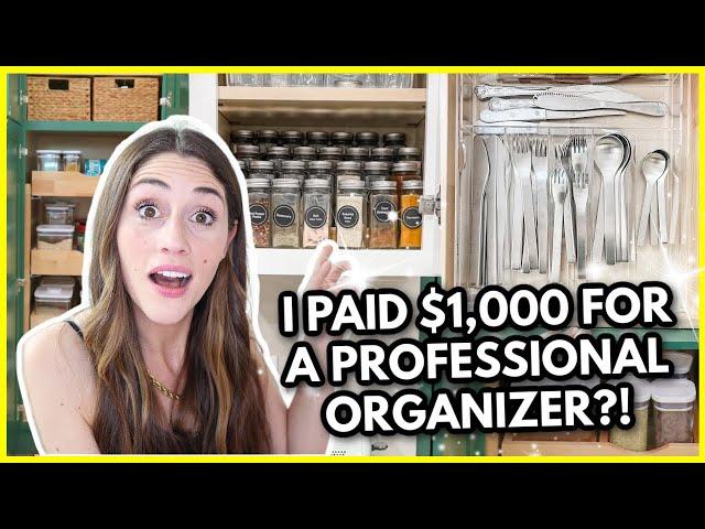 I GOT MY KITCHEN PROFESSIONALLY ORGANIZED (Was it actually worth $1,000 )