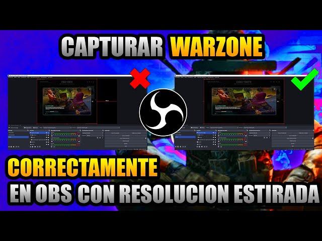 Como Grabar con Resolucion Estirada en OBS! En 2025