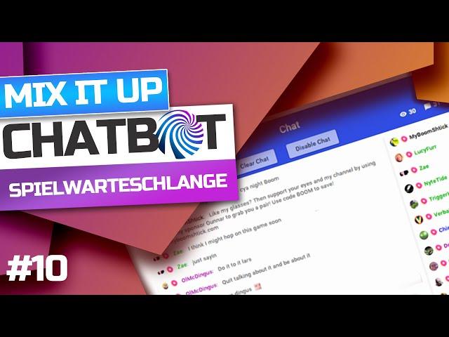 MixItUp Twitch Chatbot Komplettkurs 2021: #10 Spielwarteschlange