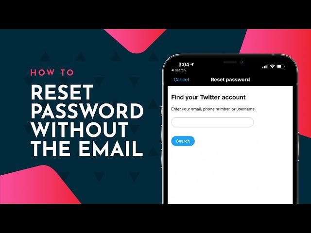 Reset Twitter password without email or phone: 5 easy steps