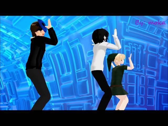 MMD Bo Peep Bo Peep Jeff the killer, Eyeless Jack and Ben Drowned