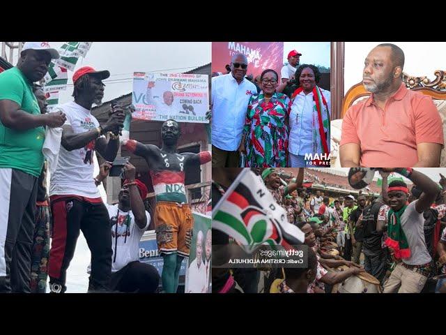 NAPO’s Bodyguard Join NDC Campaign Platform &Shakes Bantama,Warns Bawumia And Compose Song For NDC