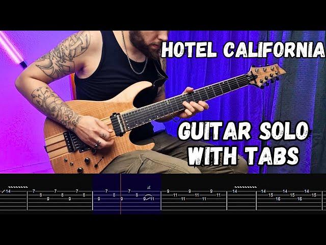 Guitar Solo of the Week #1: Hotel California with Tabs (Eagles) 