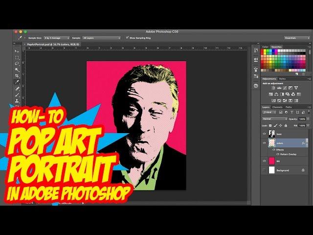 Pop Art Portrait in Photoshop (15 mins or less)