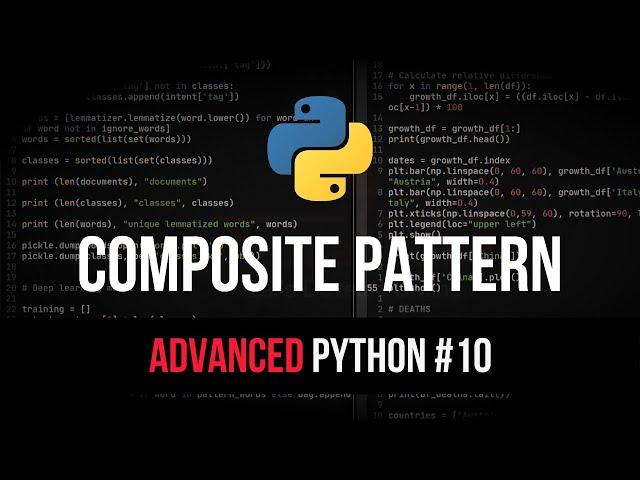 Composite Design Pattern - Advanced Python Tutorial #10