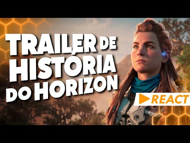 REAGINDO ao NOVO TRAILER do Horizon Forbidden West!