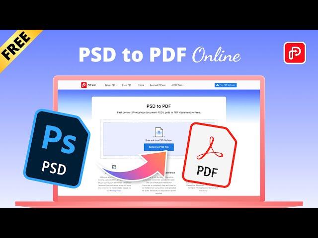 How to Convert PSD to PDF with PDFgear?