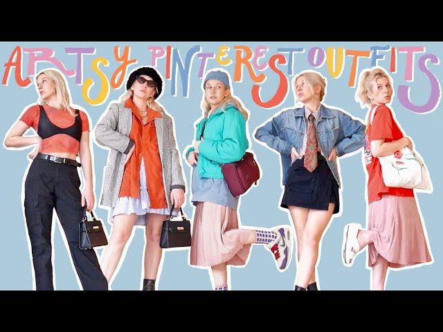 Outfits for COOL ARTSY WEIRD GIRLS: Recreating Pinterest Outfits! (Spring 2022)