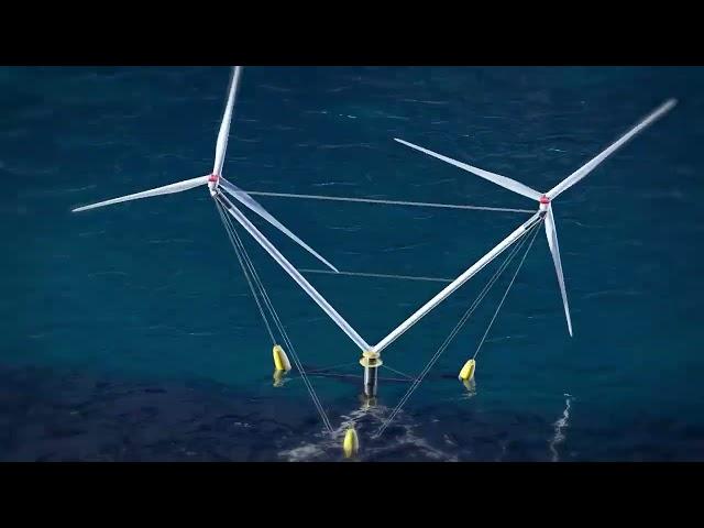 Mingyang's OceanX, the World Largest Single-Capacity Floating Wind Power Platform