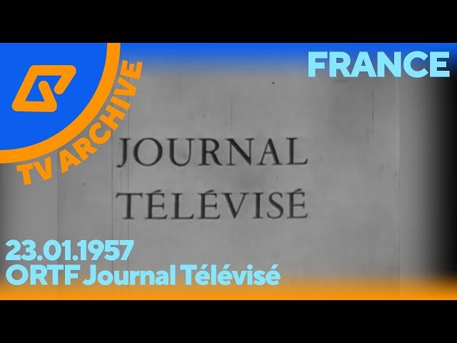 TV Archive | France: ORTF Journal Télévise - 1957