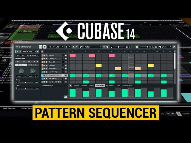 Pattern Sequencer – Blazing grooves | New Features in Cubase 14