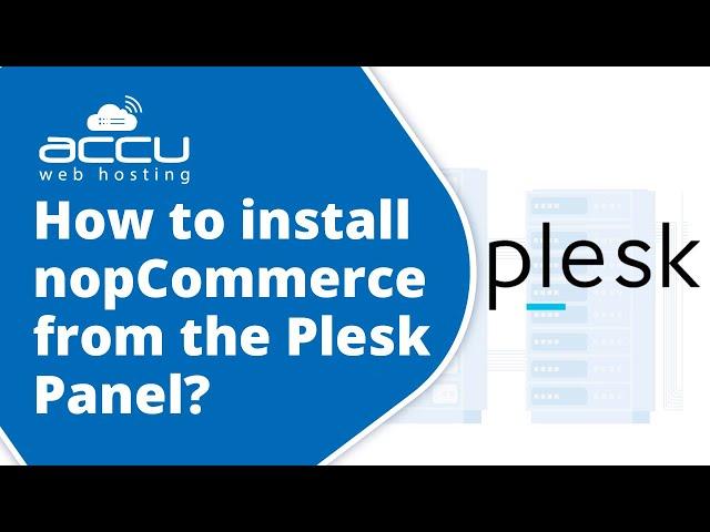 How to install nopCommerce from the Plesk?