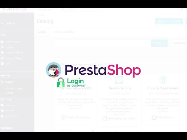 Prestashop Module - Login as Customer