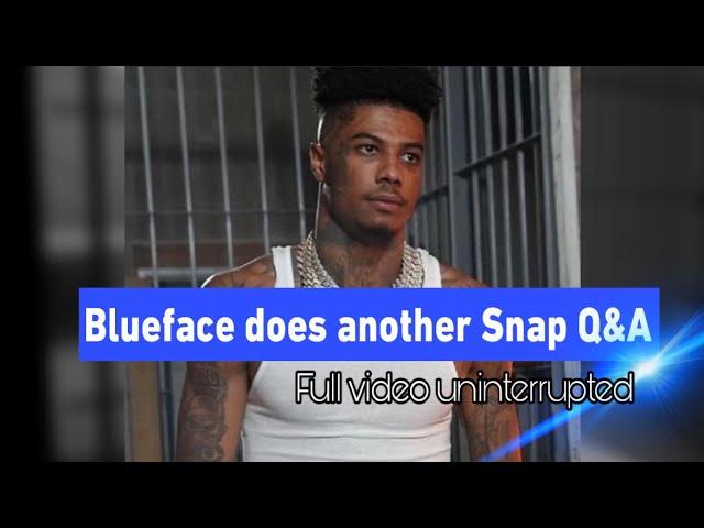 Blueface answers more fan questions in this jail call Q & A