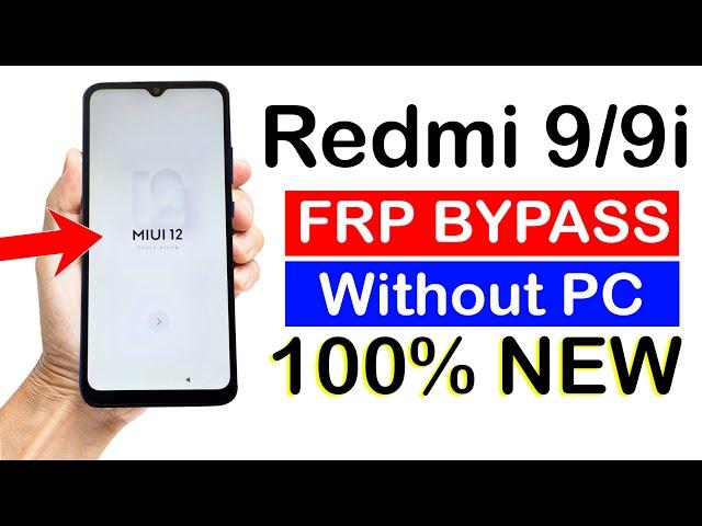 Redmi 9/9i FRP UNLOCK (without pc) | MIUI 12 {100% Working}