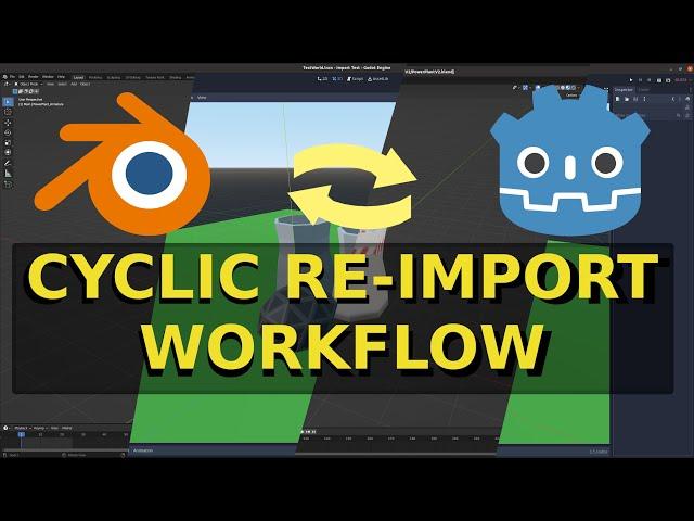 3D Re-Import Workflow in Godot (Quick Game Dev Tutorial)