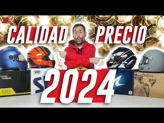 TOP mejores CASCOS moto  RELACIÓN CALIDAD PRECIO 2024 