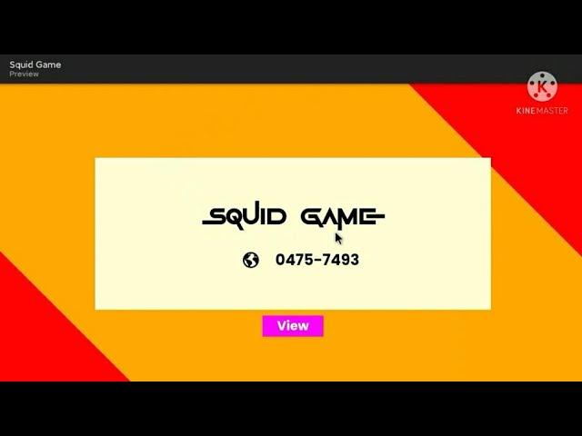 Squid game card design using HTML, CSS and Javascript | Squid Game theme