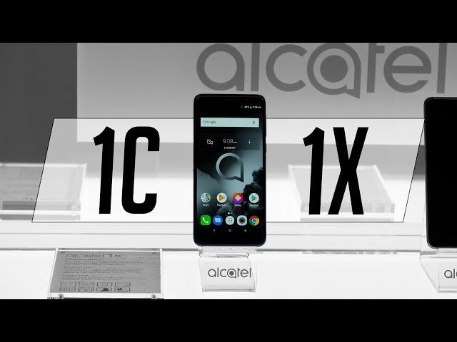 Alcatel 1C and 1X Hands-on: Budget as budget gets