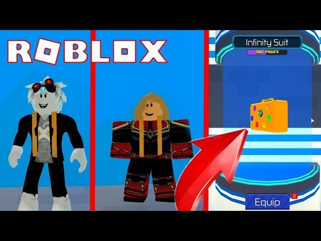 КАК ОДЕТЬ КОСТЮМ БЕСКОНЕЧНОСТИ В СИМУЛЯТОРЕ СУПЕРГЕРОЯ! Roblox Simulator