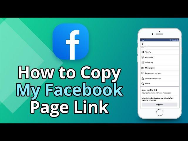 How to Copy My Facebook Page Link, Profile URL