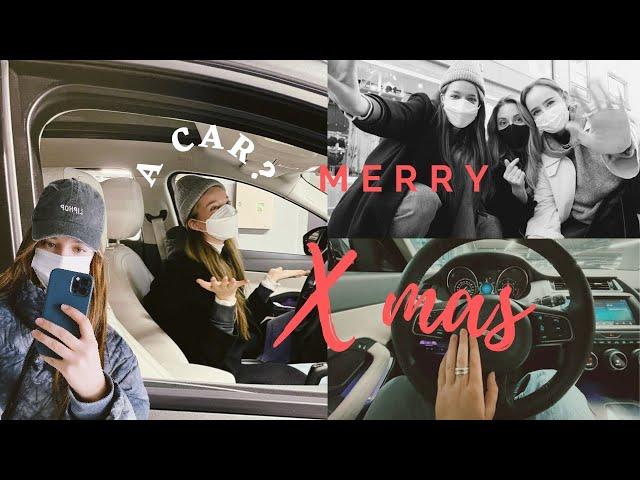 I bought a car? FRIENDSGIVING & Christmas in KOREA | VLOG | Angelina Danilova