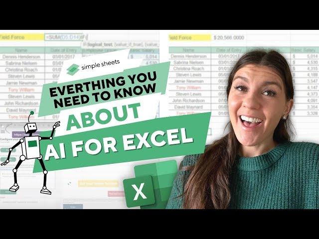 How to use AI in Excel with Excelformulabot! 