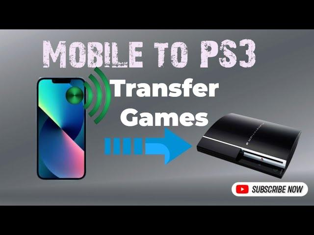 [How to] copy games from Mobile phone to PS3 PS4 without Internet with Fastest speed without Router