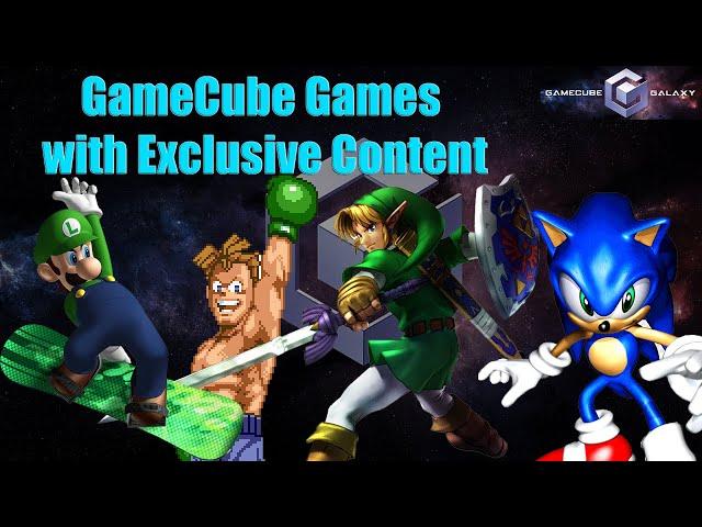 GameCube Games with Exclusive Content | GameCube Galaxy