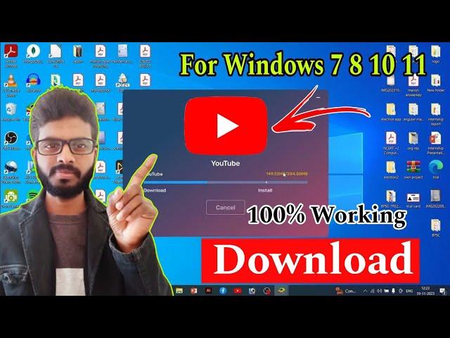 How to Download YouTube  in windows 7 8 10 11 || YouTube Download and install kaise kare ?