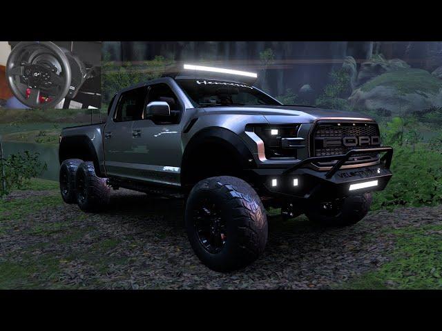 Forza Horizon 5 : Hennessey VelociRaptor 6X6 2019 | Offroading | Thrustmaster T300RS GT