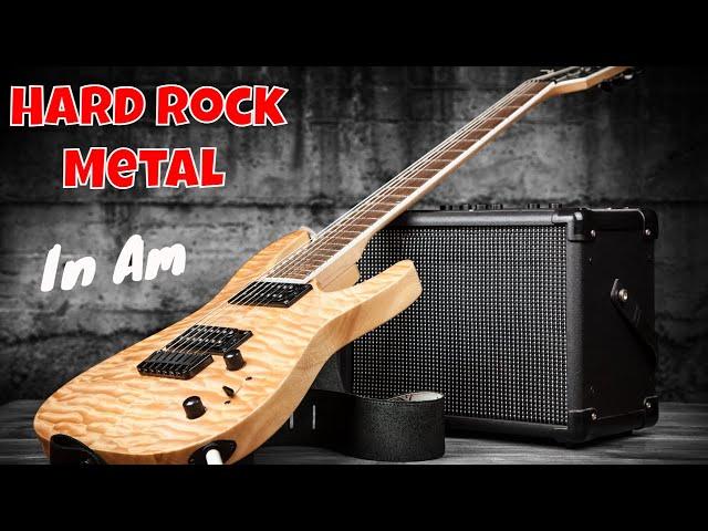 Hard Rock Metal Ballad - Guitar Backing Track in Am