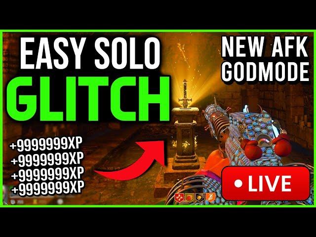 *NEW* BROKEN AFK GODMODE GLITCH! BO6 UNLIMITED XP / CAMO GLITCH EASY DO ASAP! BO6 ZOMBIES GLITCHES!