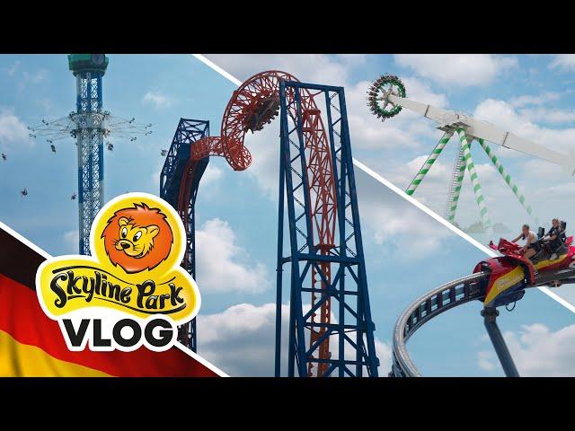 Visiting Germany's WEIRDEST Theme Park! Our First Time at Skyline Park near Munich