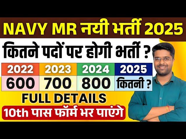 Indian Agniveer Navy MR New Vacancy 2025 | Navy MR Notification 2025 | Navy MR Ki Bharti Kab Aayega