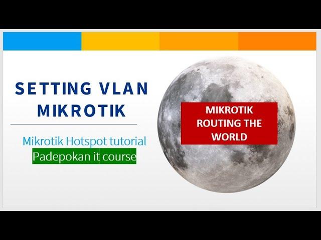 Cara setting VLAN di Mikrotik untuk Jaringan Hotspot || Basic VLAN