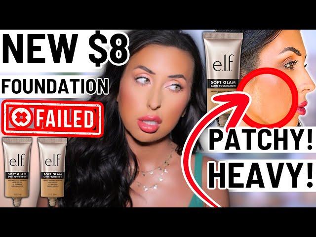 NEW Viral ELF Soft Glam Satin Foundation Review for Oily Skin! Wear Test & What To Try Instead