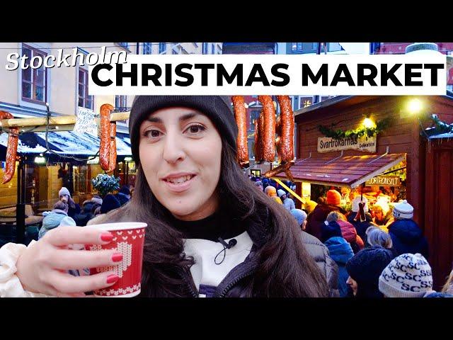 Stockholm Christmas Market - Old Town Christmas Fair (Gamla Stan Julmarknad) STOCKHOLM VLOG