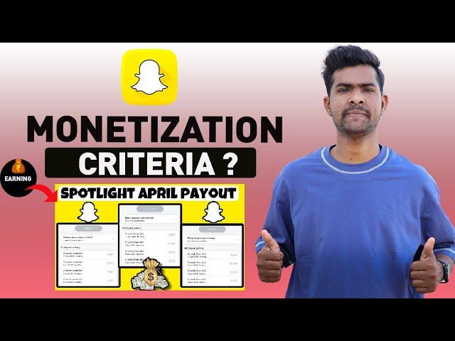 Snapchat Monetization Criteria (2024) | How To Earn Money From Snapchat | Snapchat Se Paise Kamaye