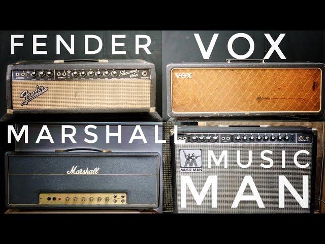 4 Killer Guitar Rigs for Clean Tone - Marshall, Music Man, Fender and Vox!