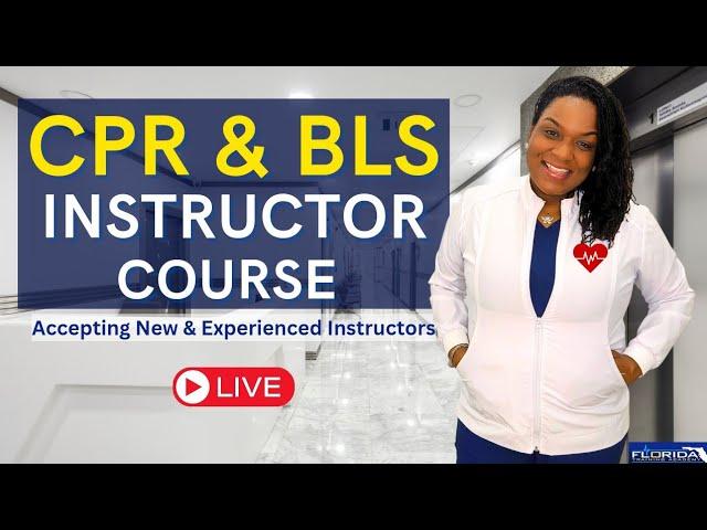 ️ American Heart Association CPR & BLS Instructor Course with Nurse Eunice