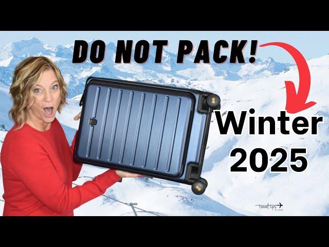 Do NOT Pack for Winter Trip in ONLY a Carry-On Bag