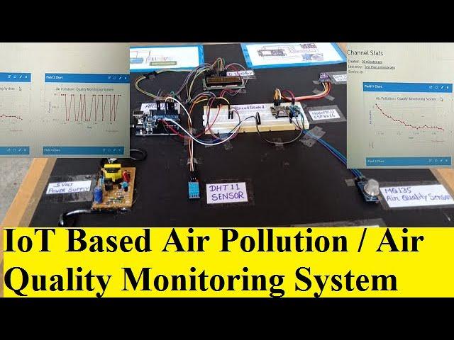 How To Make IoT Based Air Quality/Air Pollution Monitoring System, Arduino Based Air Quality system