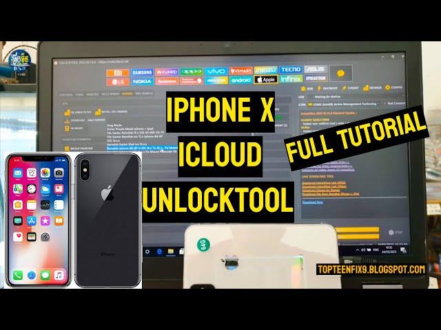 iPhone X iCloud UnlockTool full tutorial @ahmeefood