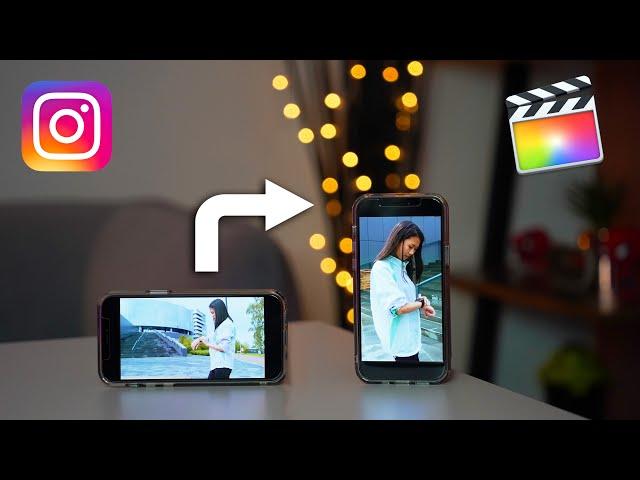 Convert Horizontal Videos to Vertical for Instagram using FCPX! (Tutorial)