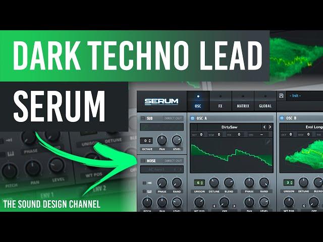 SERUM Tutorial | SAW Lead, TECHNO | Will Sparks, Adam Beyer