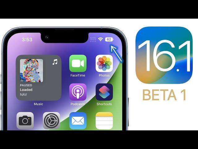 iOS 16.1 Beta 1 Released - What's New?