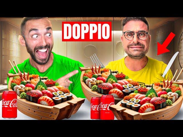 GiampyTek Mangia  IL DOPPIO del CIBO di Murry per 24H !! *SFIDA IMPOSSIBILE*