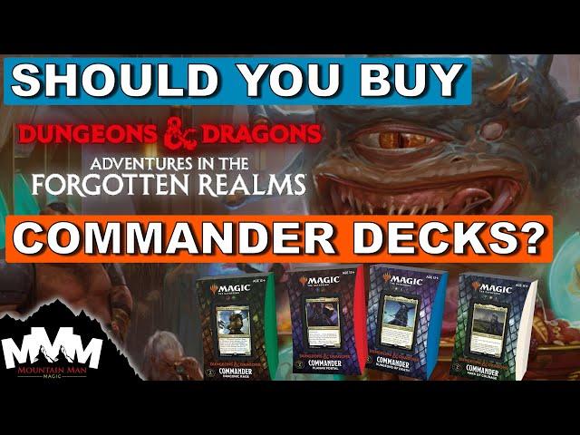 Should You Buy the Commander Decks from Adventures in the Forgotten Realms?