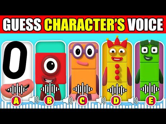 Can You Guess the NumberBlocks Characters by Voice?  | NumberBlocks Animation | 0,1,2,3,4